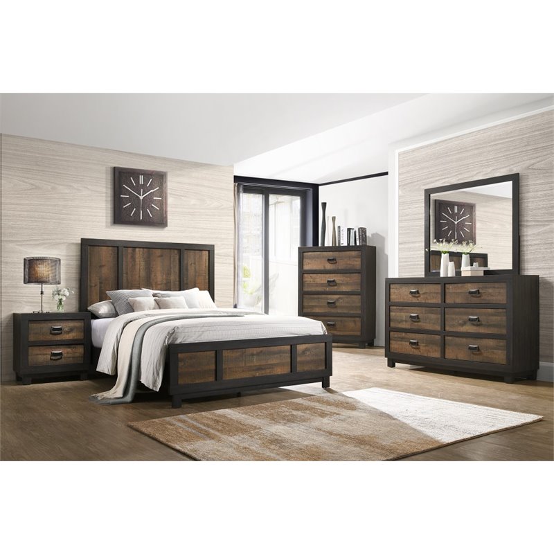 Picket House Furnishings Harrison 6 Piece Queen Panel Bedroom Set
