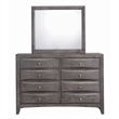 Picket House Furnishings Madison Queen Storage 4 Piece Bedroom Set in Gray