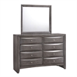 Picket House Furnishings Madison Queen Storage 4 Piece Bedroom Set in Gray