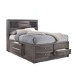 Picket House Furnishings Madison Queen 6 Piece Bedroom Set in Gray