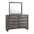Picket House Furnishings Madison Queen 6 Piece Bedroom Set in Gray