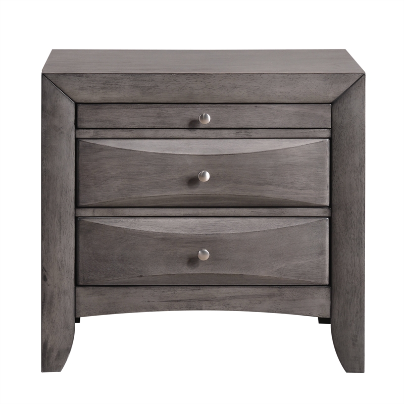 Picket House Furnishings Madison King Storage 5 Piece Bedroom Set in Gray