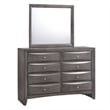 Picket House Furnishings Madison King Storage 6 Piece Bedroom Set in Gray