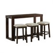 Picket House Furnishings Drew Multipurpose Bar Table Set in Brown