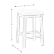Picket House Furnishings Drew Multipurpose Bar Table Set in Brown