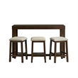 Picket House Furnishings Drew Multipurpose Bar Table Set in Brown