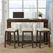 Picket House Furnishings Drew Multipurpose Bar Table Set in Brown