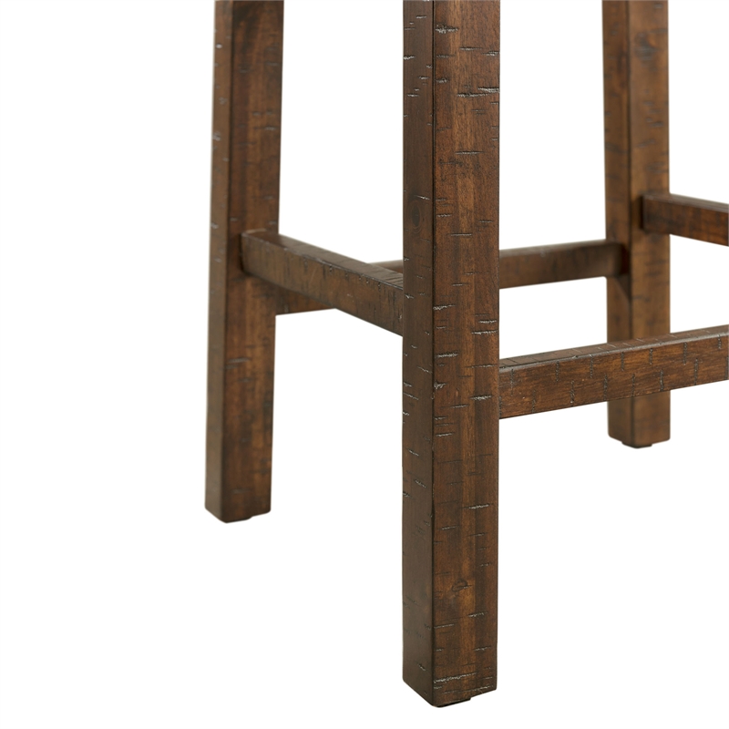 Picket House Furnishings Dex Multipurpose Bar Table Set in Brown