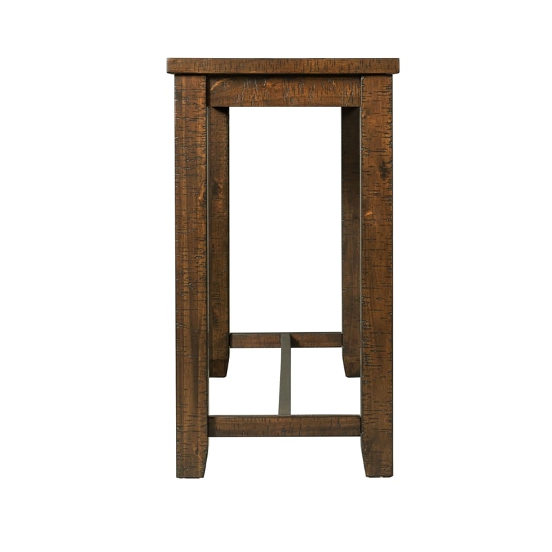Picket House Furnishings Dex Multipurpose Bar Table Set in Brown