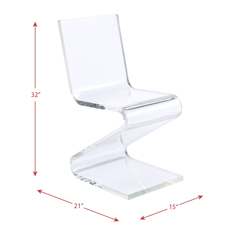 lucite z chair