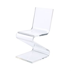 picket house furnishings peek acrylic z-chair in clear