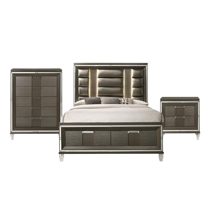 Picket House Furnishings Charlotte Queen Storage 3pc Bedroom Set Image Is Loading Picket House Furnishings Charlotte Queen Storage 3pc Bedroom