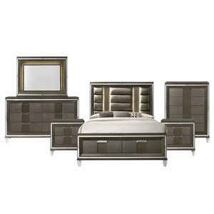 Picket House Furnishings Charlotte Queen Storage 6PC Bedroom Set