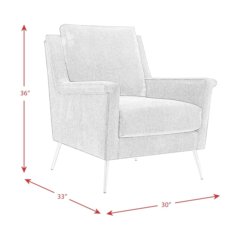 picket house furnishings lincoln accent chair in blush