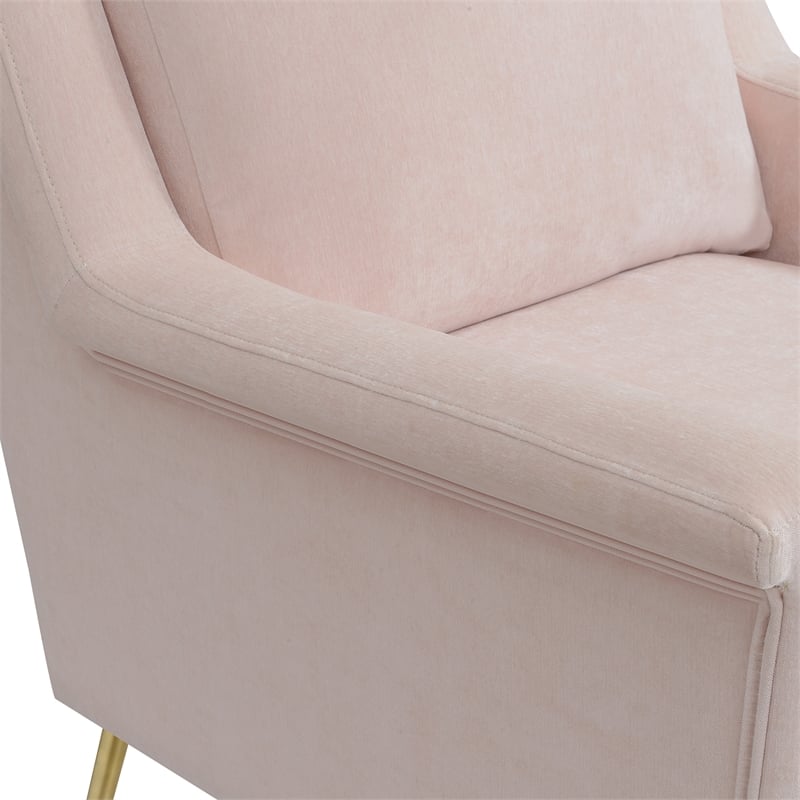 picket house furnishings lincoln accent chair in blush