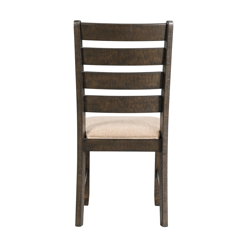 Picket House Furnishings Powell 7PC Dining Set in Taupe/Walnut
