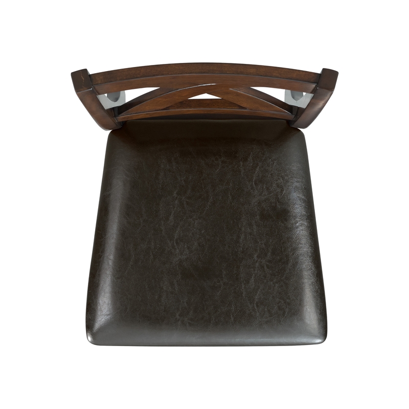 Picket House Furnishings Alexa 7PC Standard Height Dining Set in Cherry