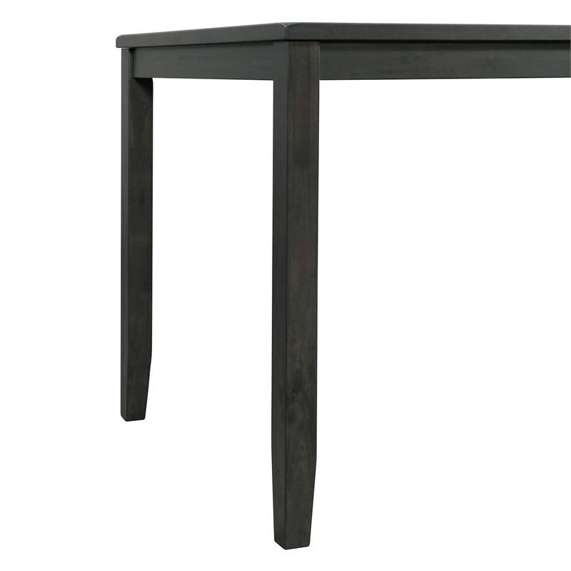 Picket House Furnishings Alexa Solid Wood 7PC Counter Height Dining Set in Gray