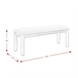 Picket House Furnishings Kona 6PC Dining Set in Wire Brush/Gray