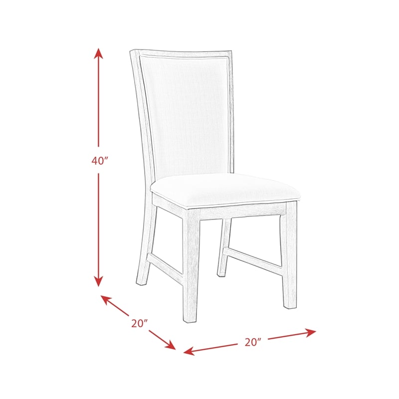 Picket House Furnishings Jasper Slat Back Side Chair Set