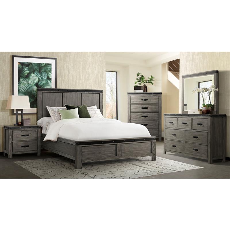 Picket House Furnishings Montauk Queen Panel 4PC Bedroom Set