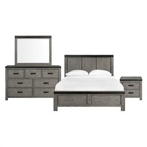 Picket House Furnishings Montauk Queen Panel 4PC Bedroom Set