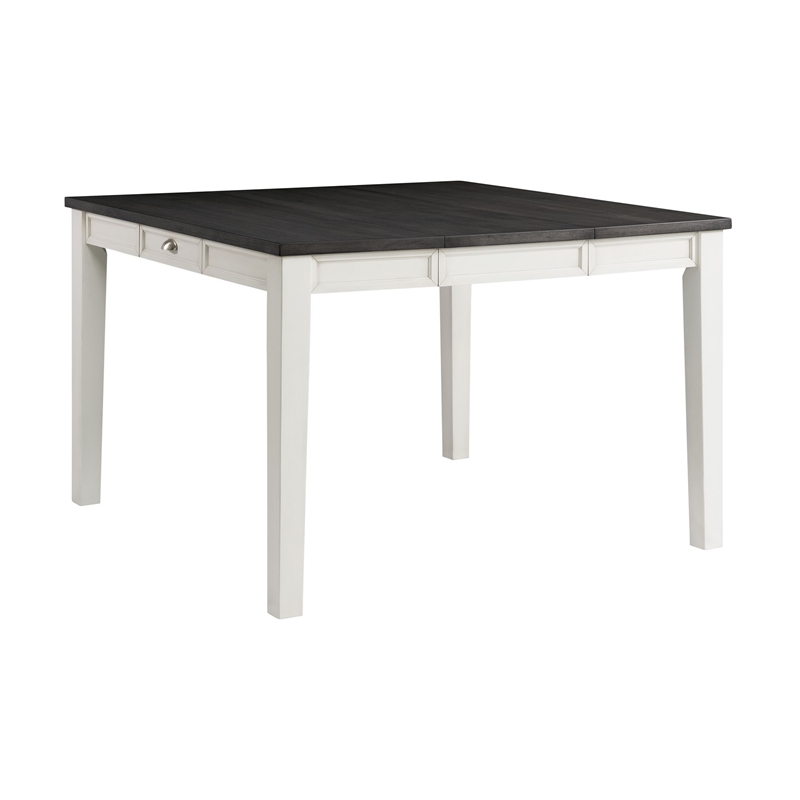 Picket House Jamison Two Tone 7 Piece Counter Height Dining Set in White