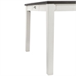Picket House Jamison Two Tone 7 Piece Counter Height Dining Set in White