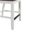 Picket House Jamison Two Tone 7 Piece Counter Height Dining Set in White