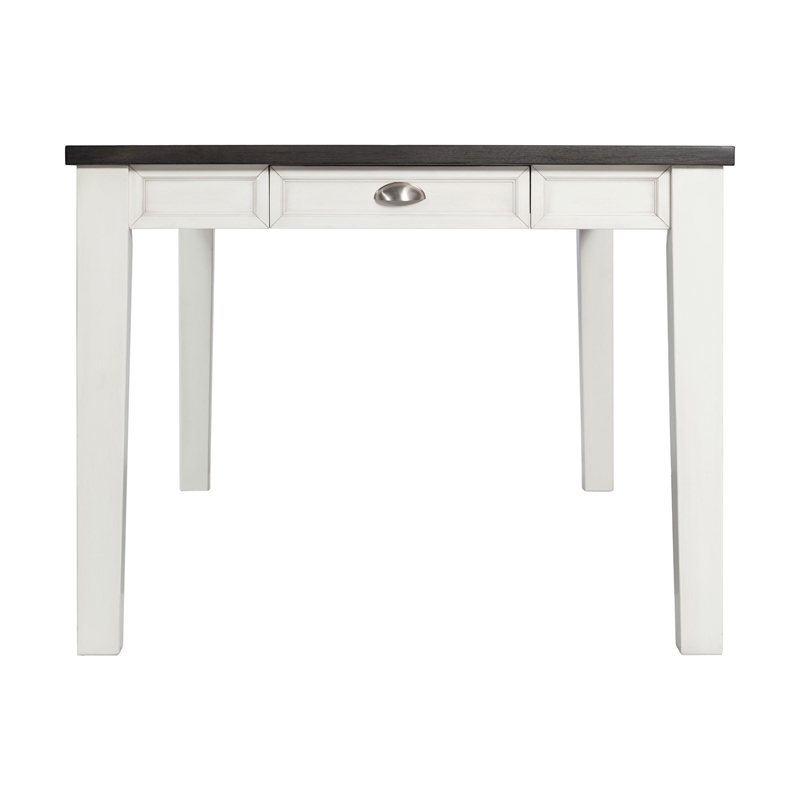 Picket House Jamison Two Tone 7 Piece Counter Height Dining Set in White