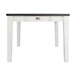 Picket House Jamison Two Tone 7 Piece Counter Height Dining Set in White