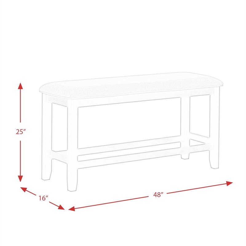 Picket House Furnishings Kona Counter Height 6PC Dining Set
