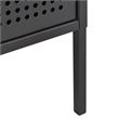 Picket House Furnishings Gemma Metal Nightstand with USB Port in Gray