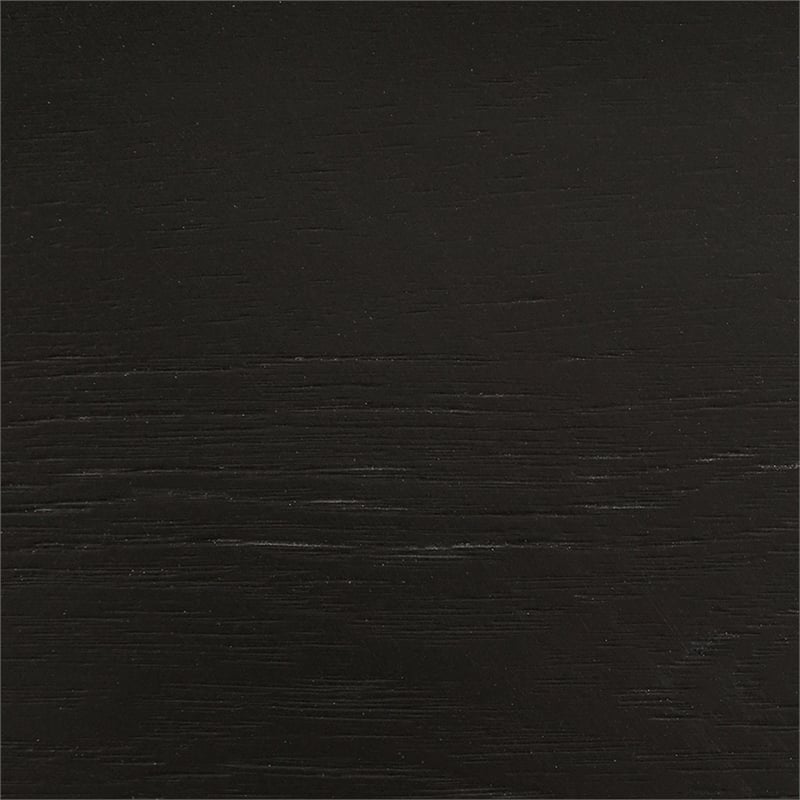 Picket House Furnishings Evie Wood Frame and Marble Top End Table in White/Black