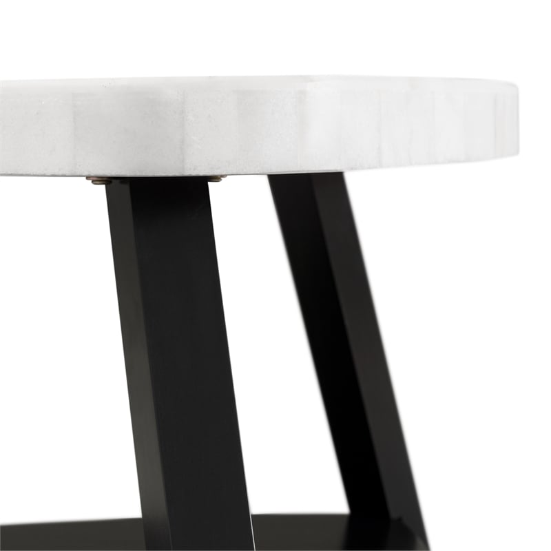 Picket House Furnishings Lena White Marble Top Coffee Table