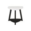 Picket House Furnishings Lena White Marble Top End Table
