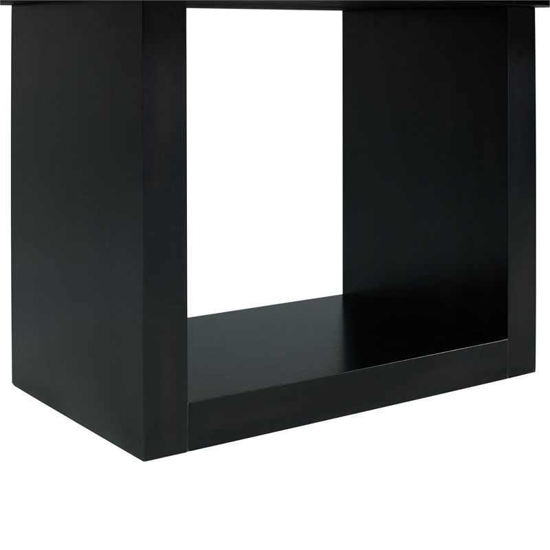 Picket House Furnishings Willow White Marble 5PC Dining Set with Blue Chairs