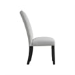 Picket House Furnishings Willow White Marble 5PC Dining Set with Gray Chairs