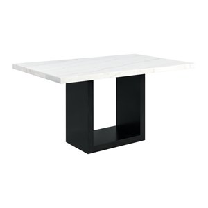 Picket House Furnishings Willow White Marble Counter Height Dining Table