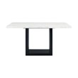 Picket House Furnishings Willow White Marble Counter Height Dining Table