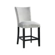 Picket House Willow White Marble 5PC Counter Height Dining Set with Gray Chairs