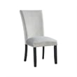 Picket House Furnishings Celine Gray Velvet Side Chair Set
