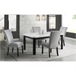 Picket House Furnishings Celine Gray Velvet Side Chair Set