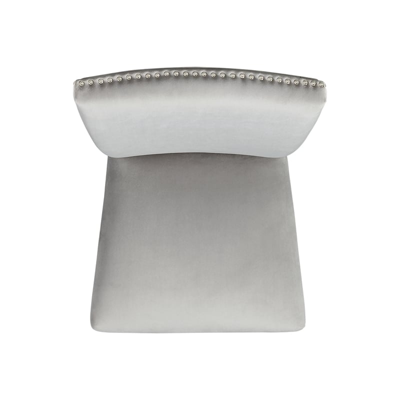 Picket House Furnishings Celine Gray Velvet Side Chair Set