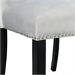 Picket House Furnishings Celine Gray Velvet Side Chair Set