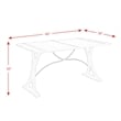 Picket House Furnishings Keaton Folding Top Dining Table