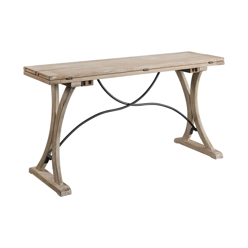 Picket House Furnishings Keaton Folding Top 5PC Dining Set-Table and Four Chairs