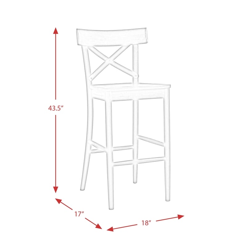 Picket House Furnishings Keaton Bar Stool in Natural