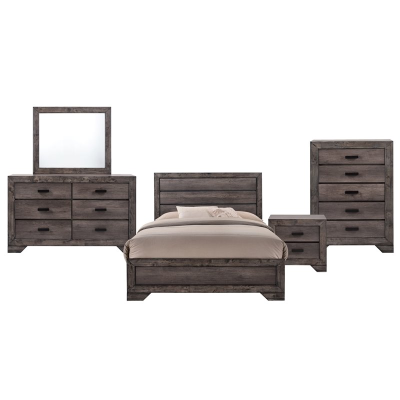 Picket House Furnishings Grayson Youth Full Panel 5PC Bedroom Set