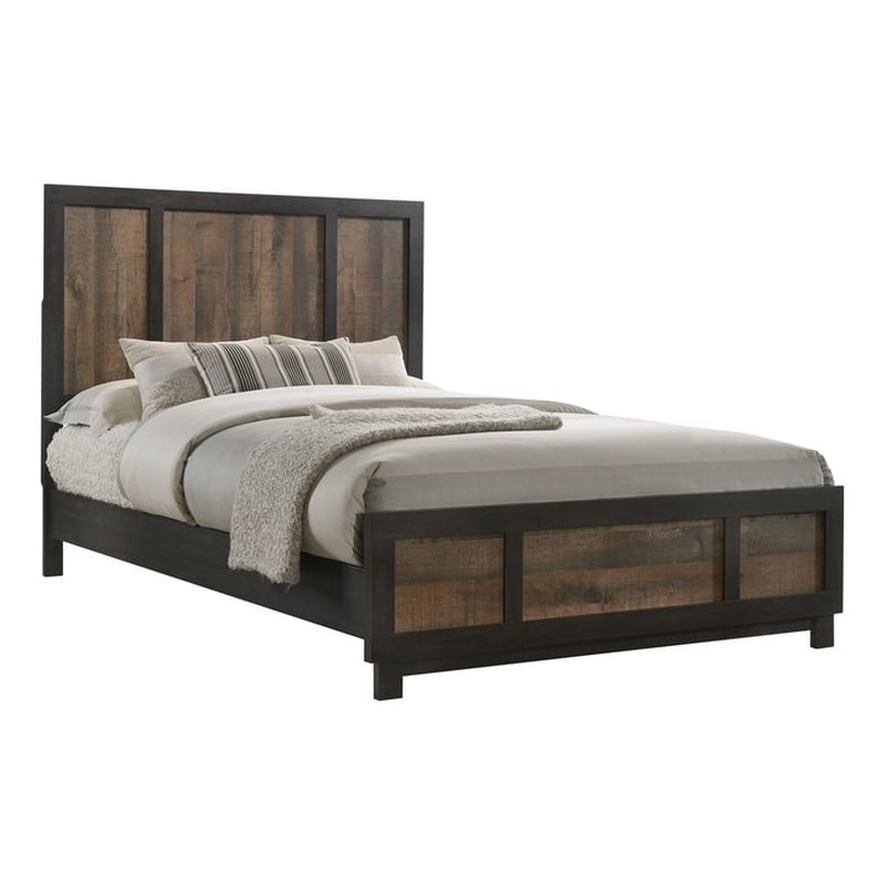 Picket House Furnishings Harrison Full Panel Bed in Dark Chocolate Framing